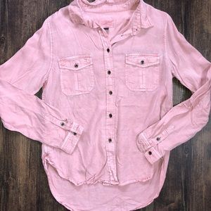 Brand New Pink Button-Up